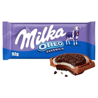 Milka Milk Chocolate มีส่วนผสมของนม Alpen 100% มี 20 รสชาติให้เลือก ขนาด 87-100 กรัม(g.) BBE: 11/2026 - 01/2027