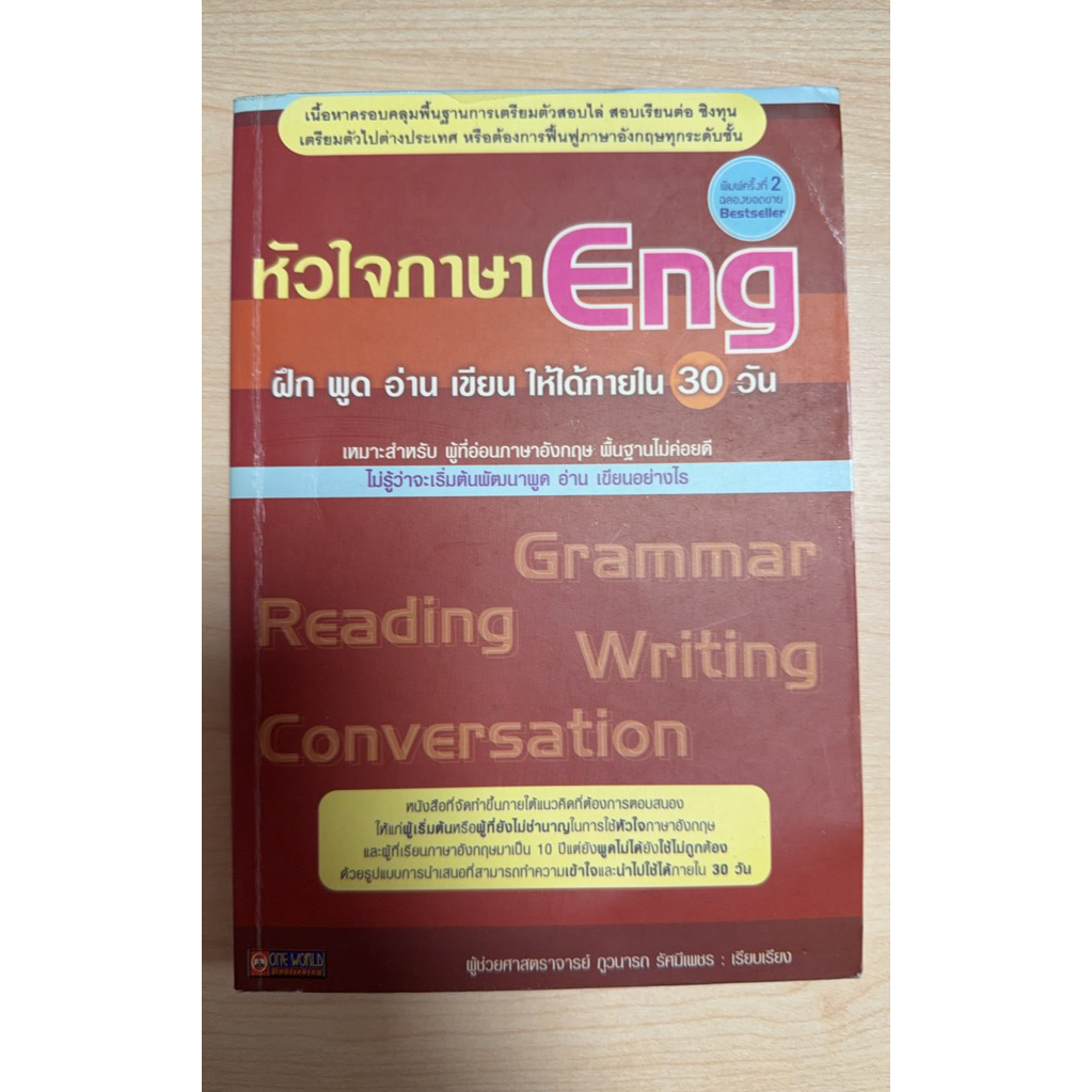 หัวใจภาษา Eng ฝึก พูด อ่าน เขียน ให้ได้ภายใน 30 วัน (A28)