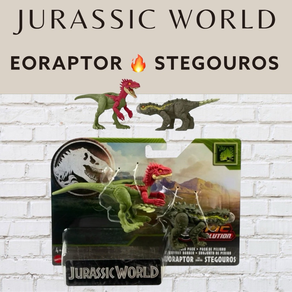 จูราสสิค เวิลด์ ไดโนเสาร์อีโอแรปเตอร์ vs. สเตโกซอรัส 🦖 JURASSIC WORLD 💥 EORAPTOR VS. STEGOUROS