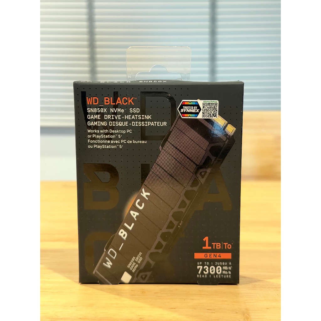 WD BLACK SN850X HEATSINK 1 TB - PCIe 4x4/NVMe M.2