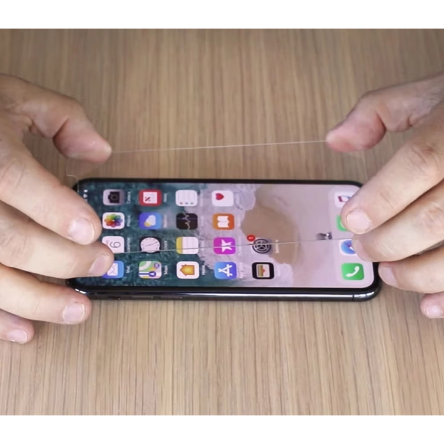 ป้องกันหน้าจอแก้วนิรภัยสี่ล็อคสำหรับ iPhone 14/15/16 Pro / Plus / Pro Max Series Screen Prot ราคา ถูกที่สุด ดีลบีเคเค แกลเลอรีภาพที่ 2