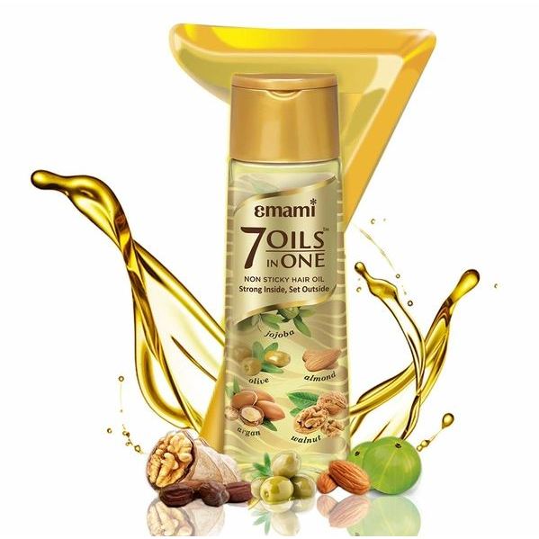 Emami 7 oils in one hair oil, non-sticky, strong inside and set outside 200ml