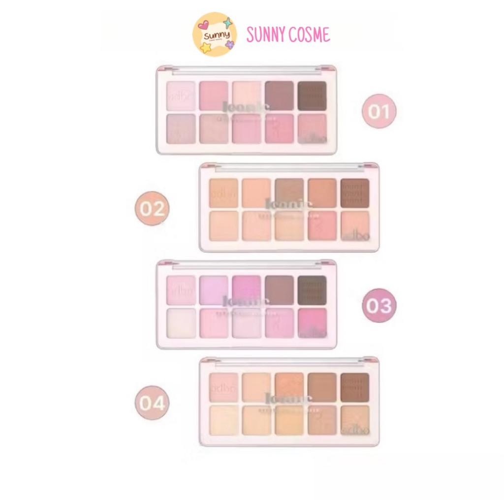 ODBO2029 ODBO ICONIC EYESHADOW PALETTE โอดีบีโอ ไอโคนิค อายแชโดว์ พาเลท