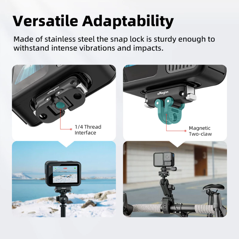 aMagisn Insta360 / DJI / GoPro Mini Quick Release อแดปเตอร์ปลดเร็ว ขนาดเล็ก thumbnail 6