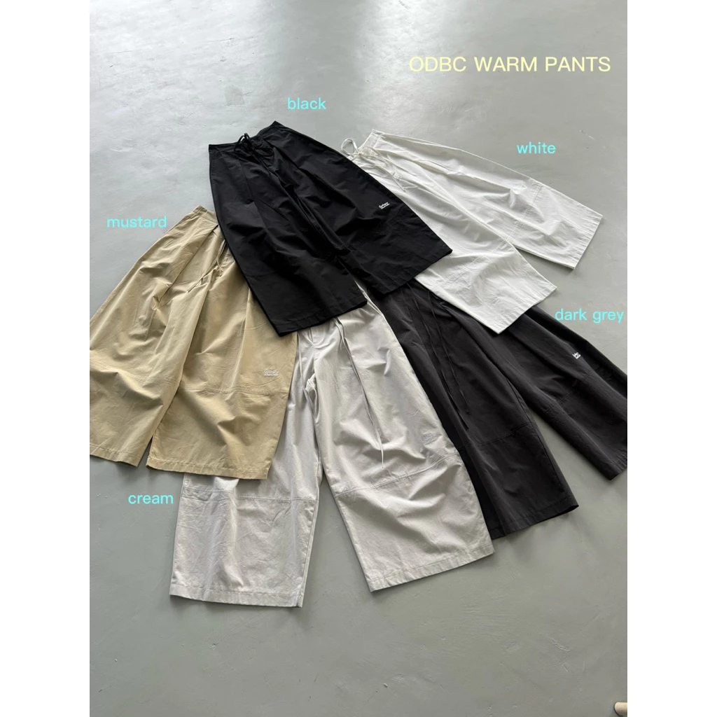 Odbc warm pants กางเกงขายาว ทรงบอลลูน