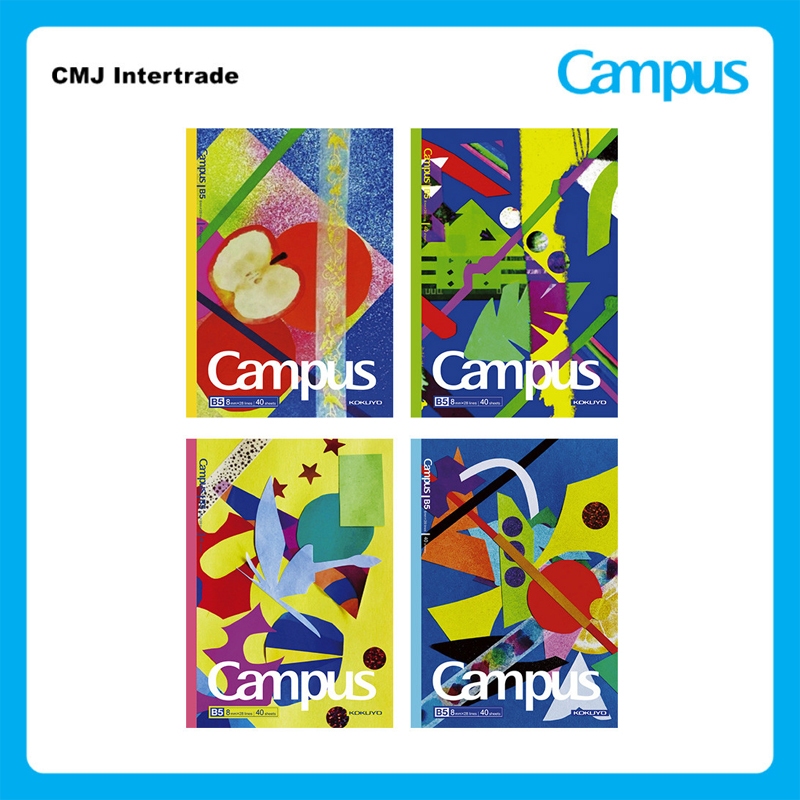 KOKUYO Campus Illustrator Notebook ขนาด B5 สมุดโน้ต สมุดบันทึก 40 แผ่น มีเส้น คุณภาพระดับญี่ปุ่น (Naoto Umeda)