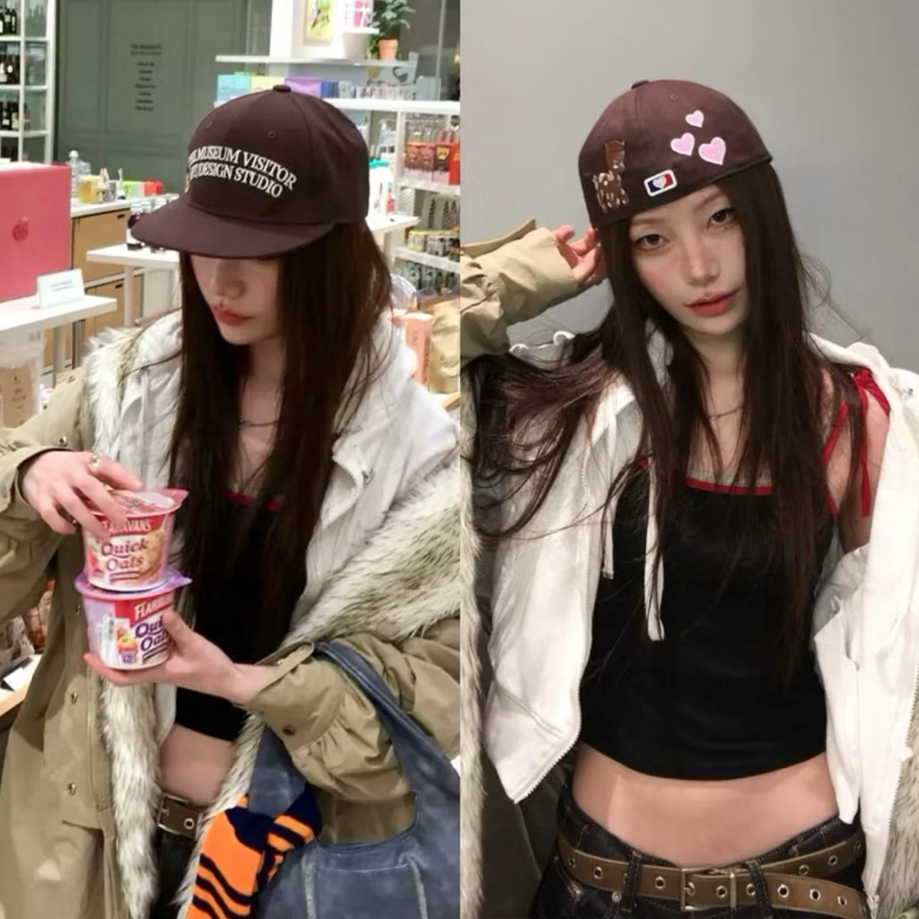 [พร้อมส่ง] The Museum Visitor Pony / Panda Embroidery Cap