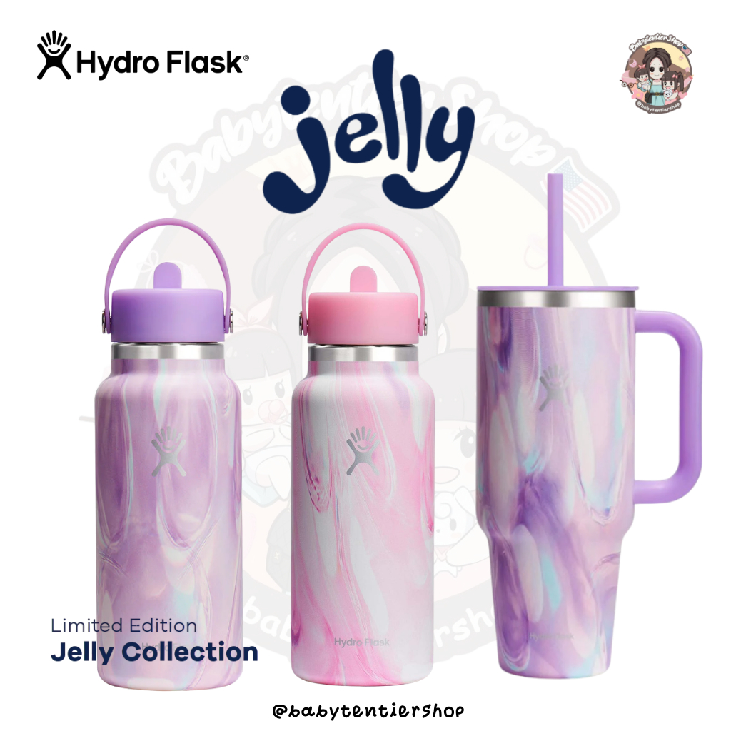 พร้อมส่ง🛵 Hydro Flask Jelly Collection 32oz / 40oz แก้วเก็บอุณหภูมิ ลายเจลลี่ Limited Edition🍓🫐