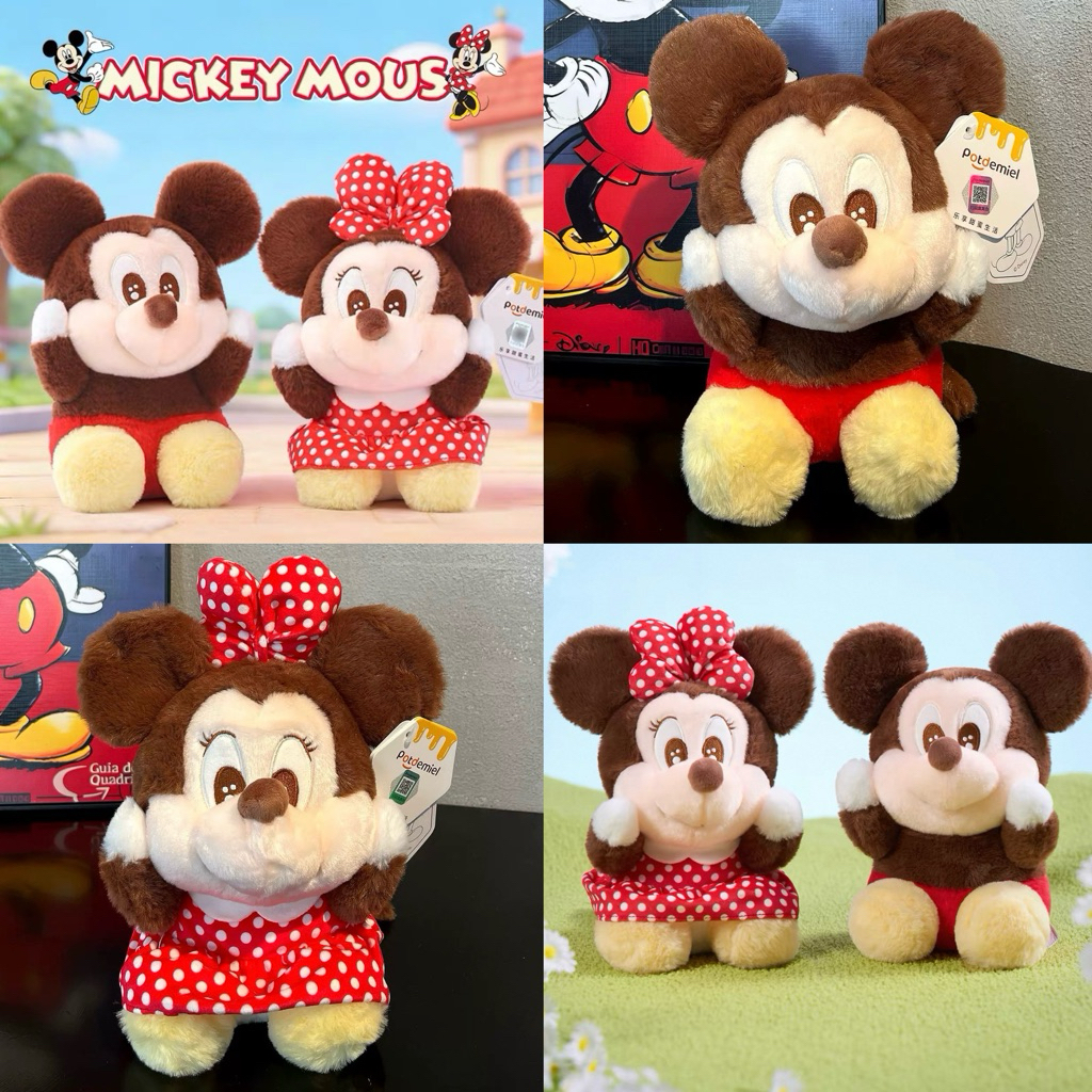 พร้อมส่ง❤️ ตุ๊กตา Potdemiel มิกกี้ มินนี่ Mickey Minnie ตุ๊กตาน่ารัก พร็อบแต่งห้อง ของขวัญวันเกิด doll ฮีลใจ 23266