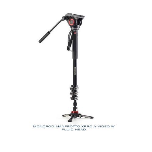 monopod Manfrotto XPRO 4 video w Fluid head