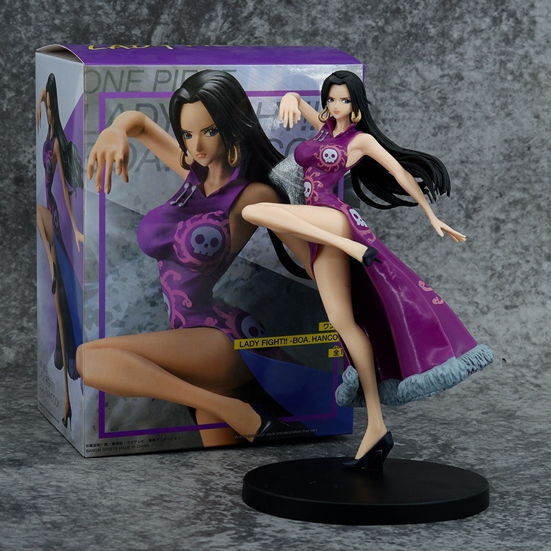 🚀 ส่งจากไทย 💨 ฟิกเกอร์ราชินีหญิง Boa Hancock One Piece ชุดจีน ผมยาว ท่าหยิ่ง งานละเอียด สะสม และ แต่งโต๊ะ แฟนต้องมี