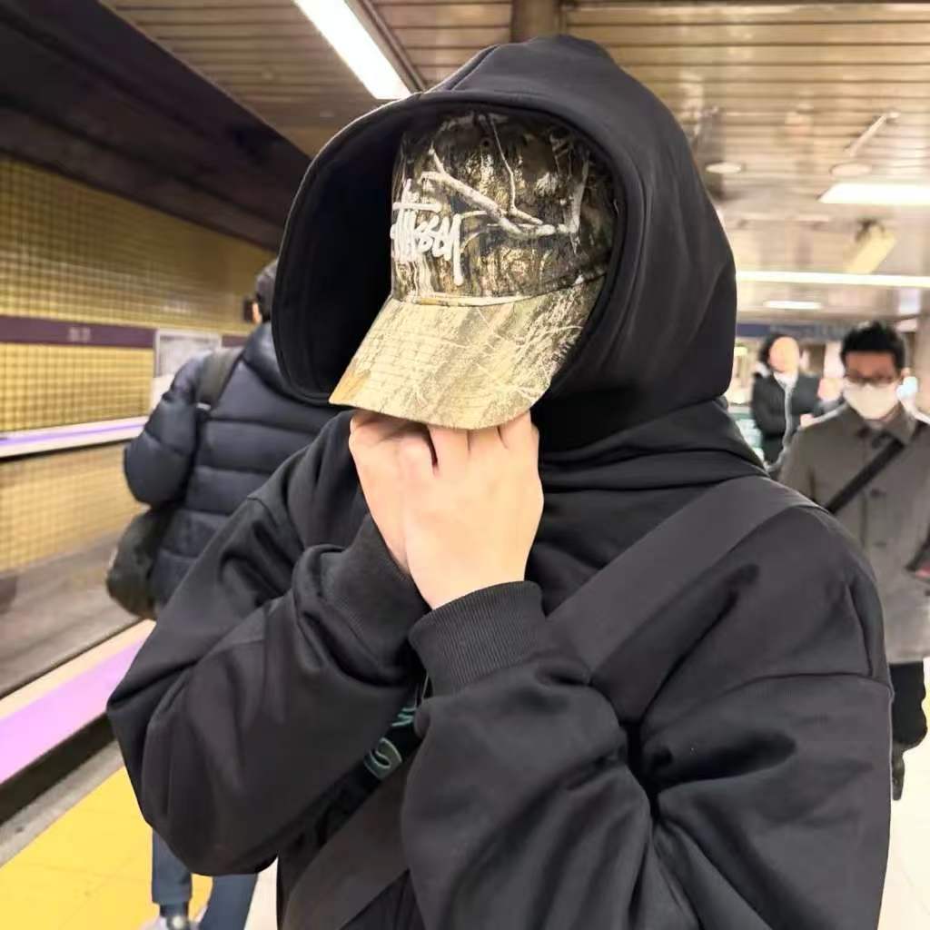 STUSSY CAP หมวกทรงเป็ด คู่รัก ดีไซน์ตาข่าย ระบายอากาศได้ดี สบาย ราคา ถูกที่สุด ดีลบีเคเค แกลเลอรีภาพที่ 9