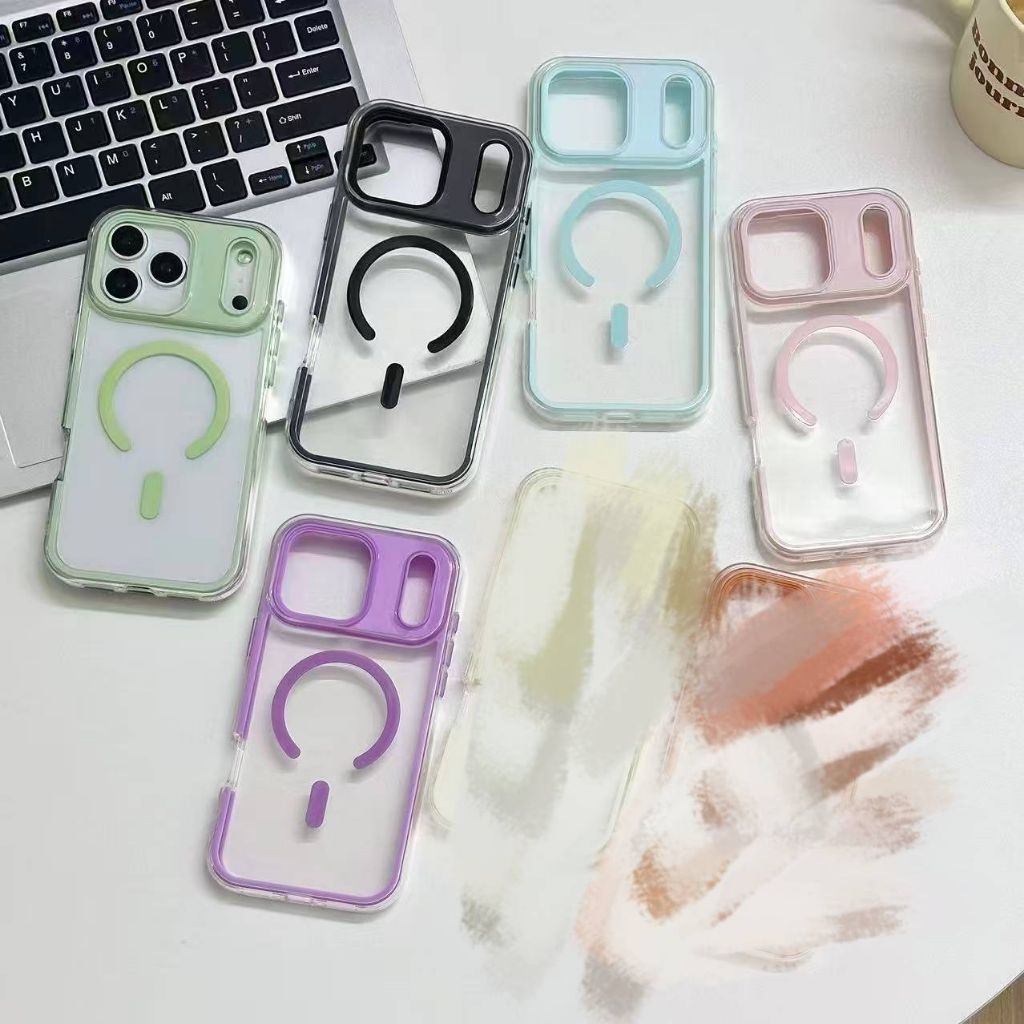 เคส2in1ใสไอโฟน2ชั้นแม็กได้