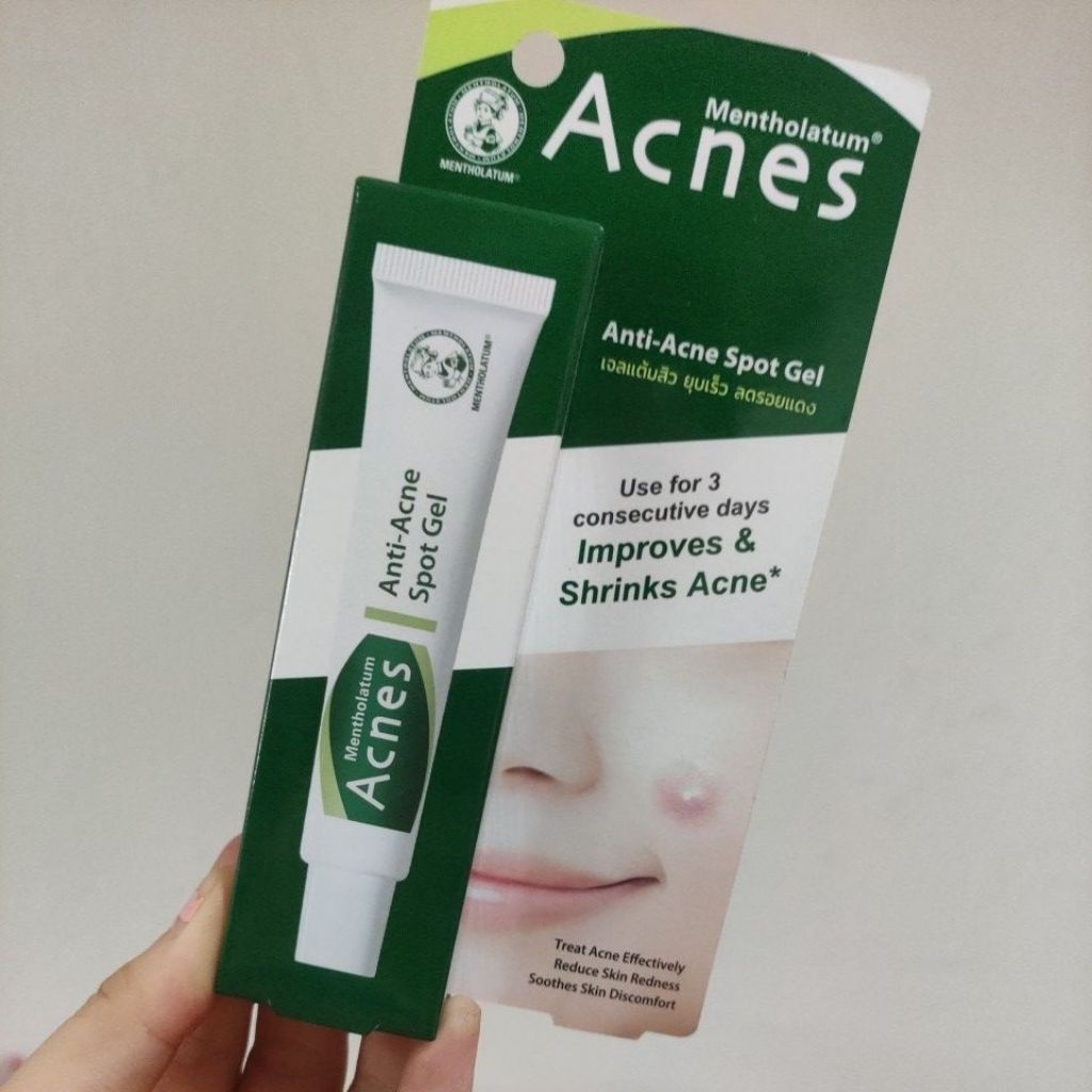 เจลแต้มสิว Mentholatum Acnes Sealing Jell ลดสิวเร็วทันใจ เนื้อเจลบางเบา ไม่เหนียวเหนอะหนะ หมดอายปี20