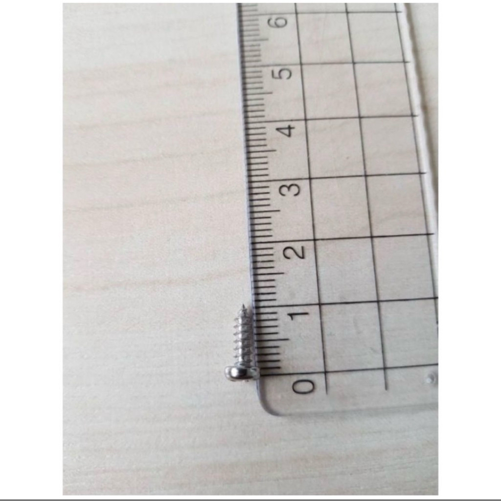 สกรูเกลียวปล่อย เหล็กชุบนิกเกิล หัว P/F ขนาด 4x3/8 และ รูปที่ 2