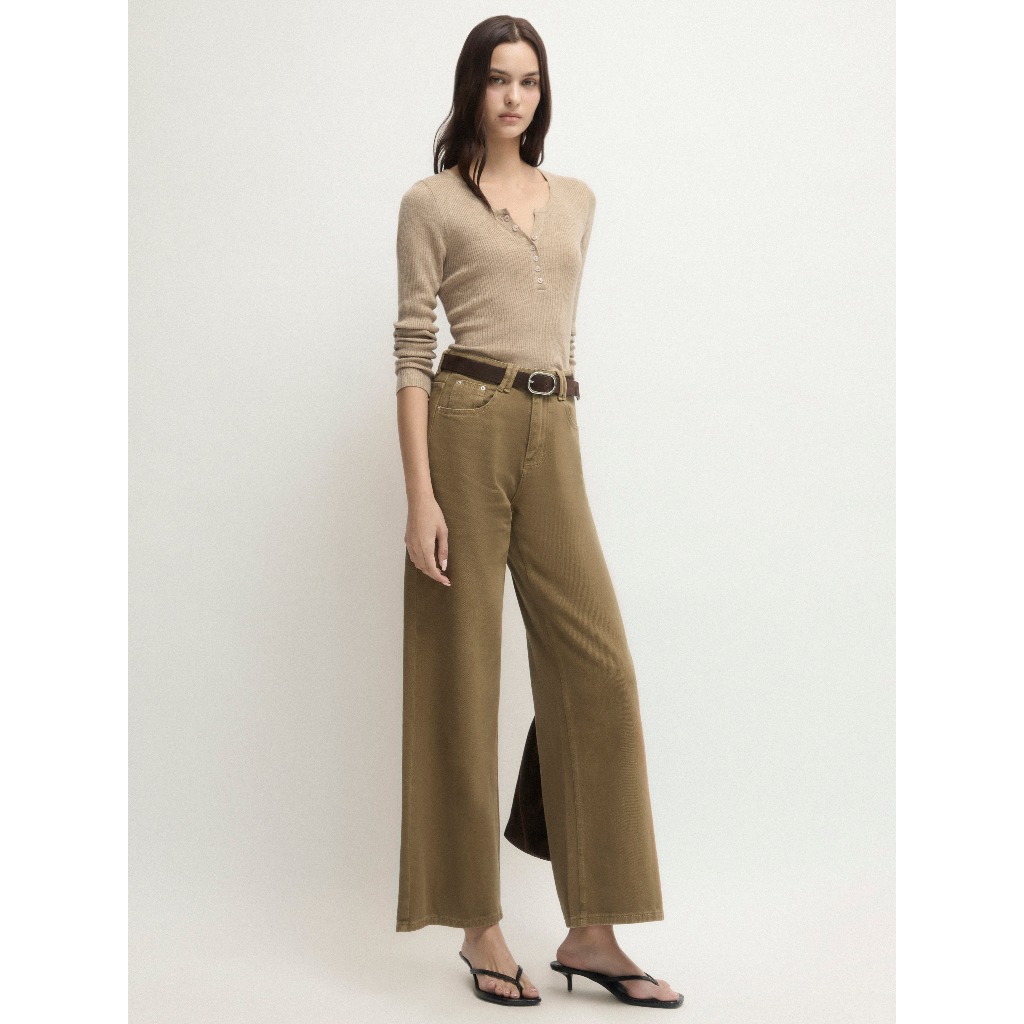 Aliotte - Coralie Jeans กางเกงยีนส์ขากว้าง