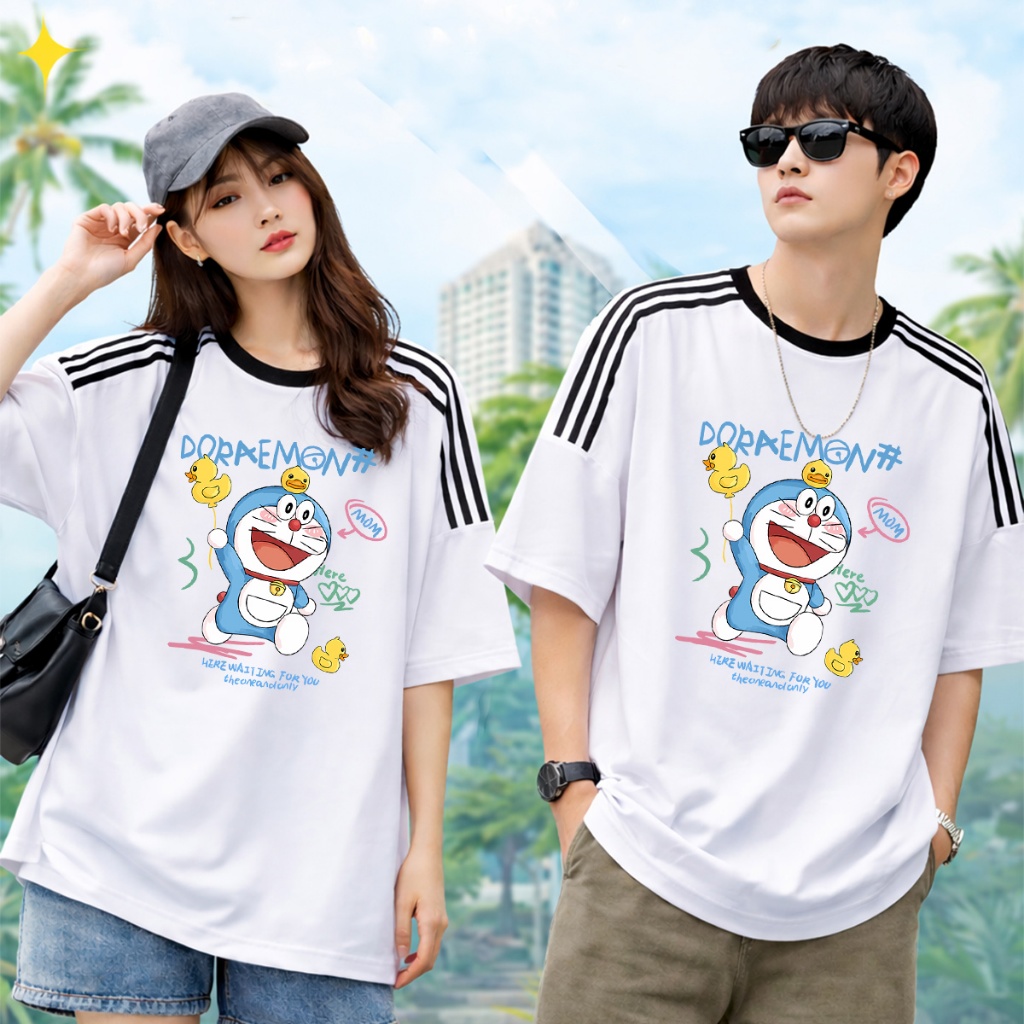 Q-1412 เสื้อยืดแฟชั่นลุคสปอร์ต 3สี แต่งแถบที่ไหล่ ผ้าคอตตอนผสมโพลี ใส่สบาย สินค้าพร้อมส่ง