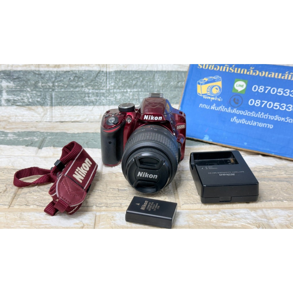 NikonD3200+18-55  ใช้งานได้ปกติทุกระบบ
