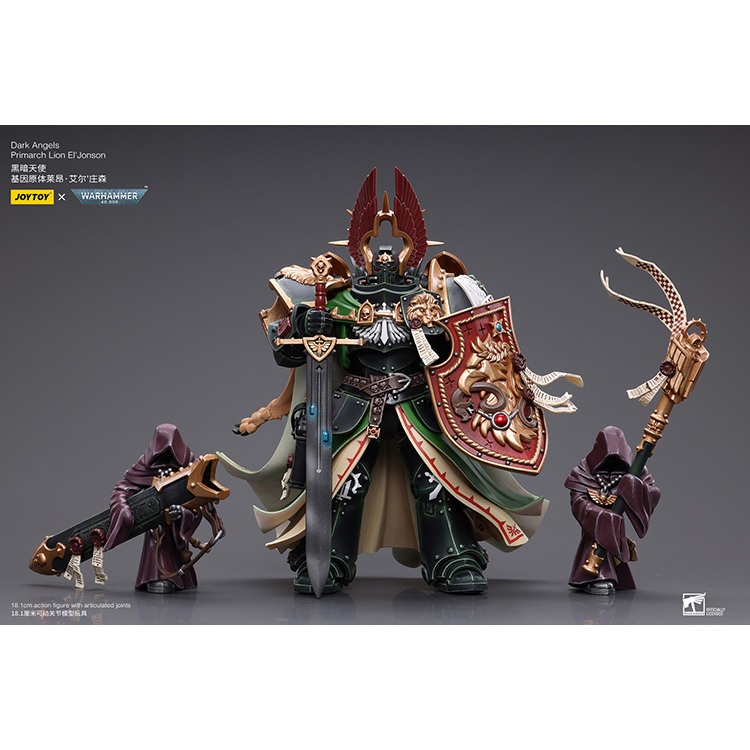 พร้อมส่ง [JOY TOY] 1/18 warhammer 40k Dark Angels Primarch Lion El'Jonson [6973130377882]