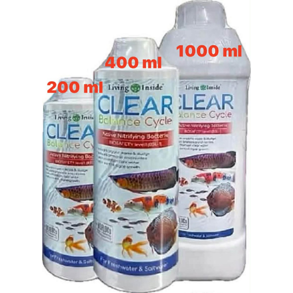 CLEAR จุลินทรีย์สายพันธุ์ที่มีประโยชน์ต่อน้ำ ใช้ได้ทั้งปลาน้ำจืดและน้ำเค็มปลอดภัยเป็นมิตรต่อสิ่งแวดล้อม