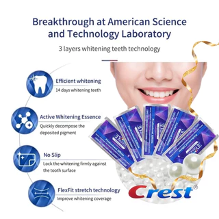 🦷ฟันขาวใส🦷 แผ่นฟอกสีฟัน แผ่นแปะฟันขาว ช่วยลดคราบเหลือง ให้ฟันดูขาวใส ใช้ง่าย พกพาสะดวก