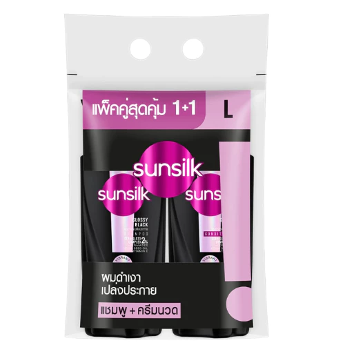 Sunsilk [2ขวด] ซันซิล แชมพู+ครีมนวด 350มล.x2 แพ็คเกจใหม่!!! thumbnail 4