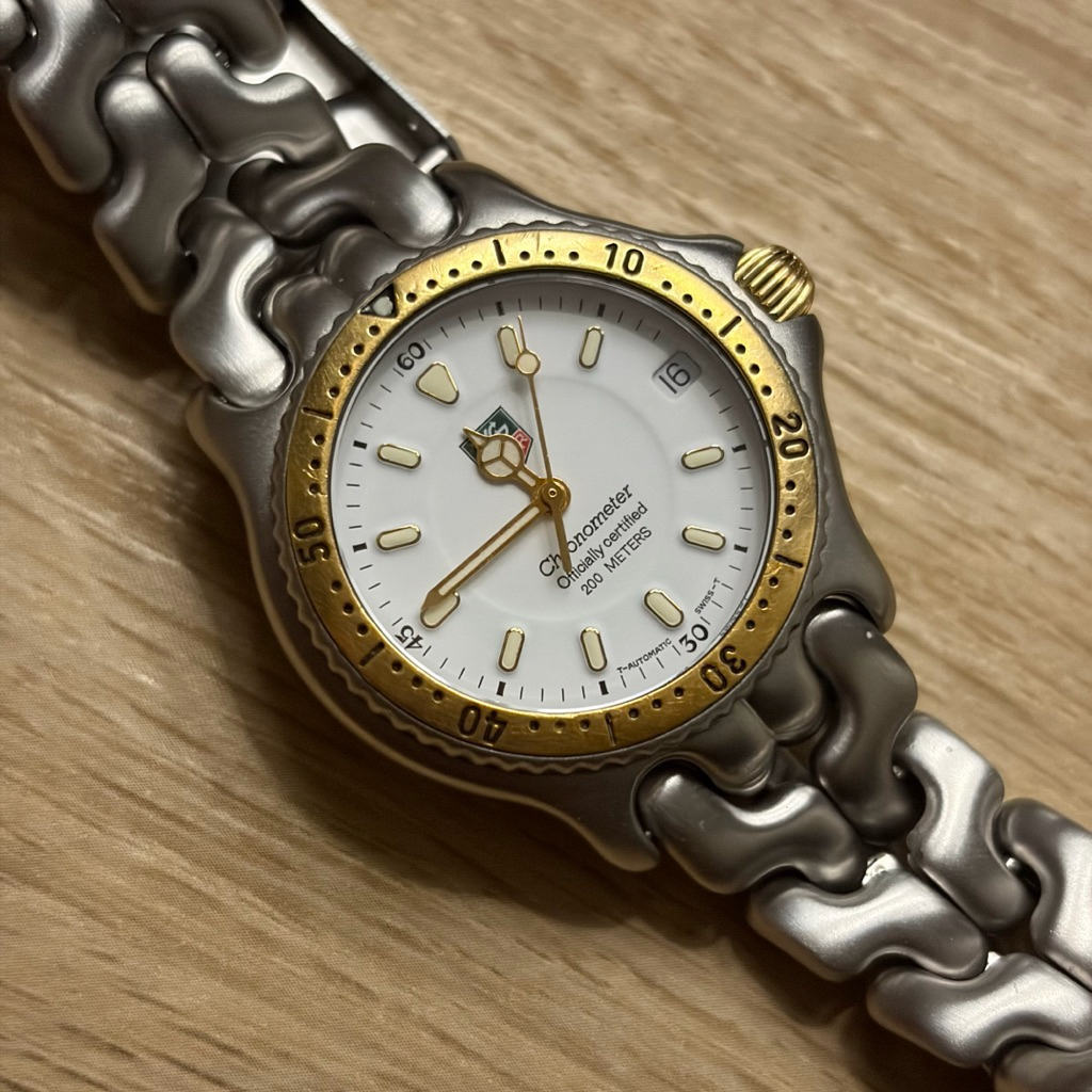 TAG heuer chronometer automatic 18k bezel มือสองแท้ 💯 สภาพดีมาก