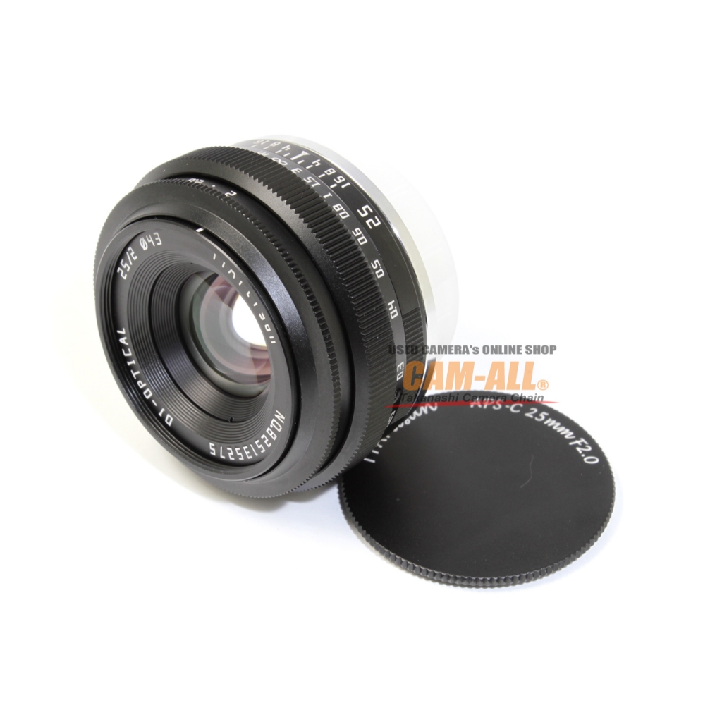 TTArtisan 25 mm F/2 For Fujifilm Fuji X-Mount **EXCELLENT**