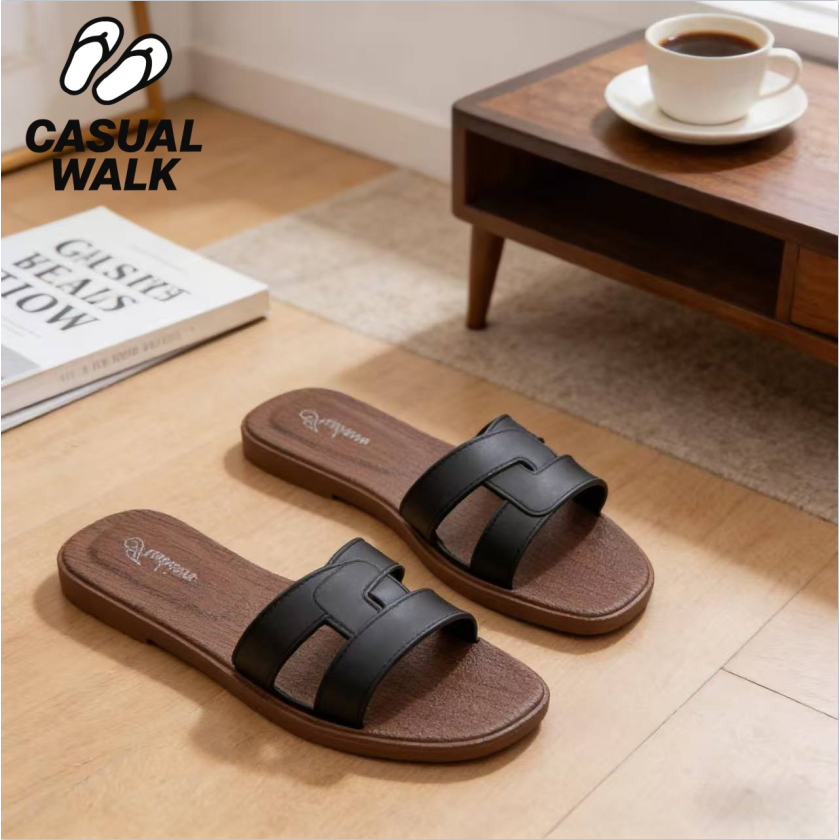 ✨ใหม่! CASUAL WALKรองเท้าแตะแฟชั่นผู้หญิงสไตล์มินิมอลหรู ดูแพง จับคู่ทุกลุคฤดูร้อน ราคา ถูกที่สุด ดีลบีเคเค แกลเลอรีภาพที่ 8