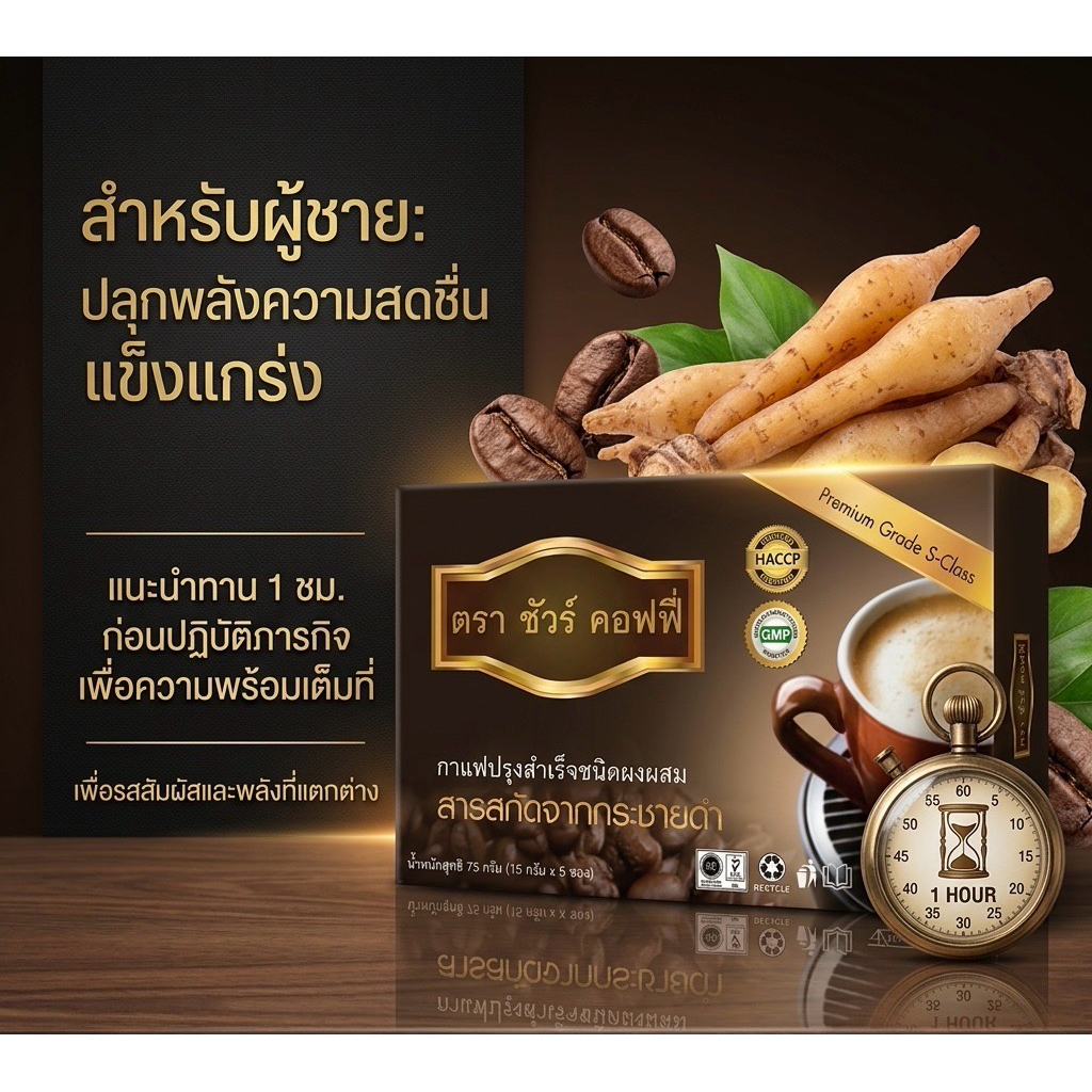 Sure coffee ชัวร์คอฟฟี่ เพิ่มรักเพิ่มรสเพิ่มพลัง