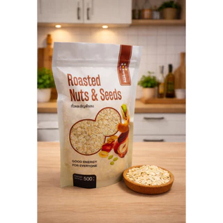 ข้าวโอ๊ตอบ มีขนาด 500 กรัม และ 150 กรัม rolled oats ข้าวโอ๊ตอบต็มเมล็ด สะอาด ใหม่ ส่งตรงจากบริษัท