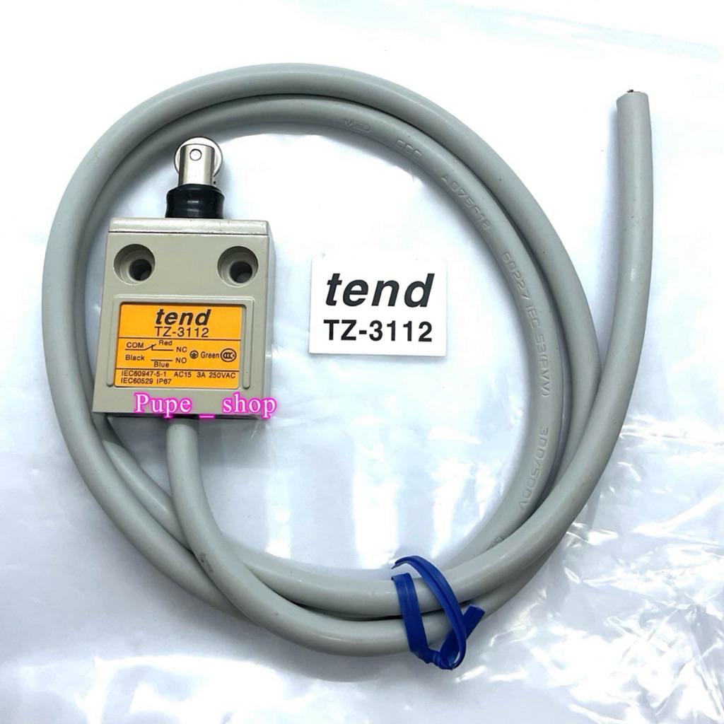 TZ-3112 Tend Limit Switch สายยาว 1M 1NO 1NC 3A 250VAC ลิมิต สวิตช์ มี4สาย พร้อมส่ง