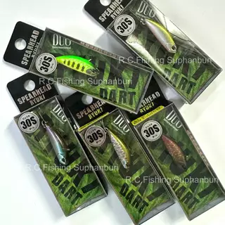 DUO Ryuki Dart 30S เหยื่อปลอมจม 3.5g สำหรับปลากะพง กระสูบ ปลาคุด และงาน UL Light Game | Spearhead Micro Sinking