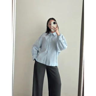 FADTHINGS : bluebell relaxed boxy shirt 🪻✨