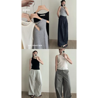 FADTHINGS : Aglio soft ribbed tank 🧄 เนื้อนุ่มนิ่มใส่สบายไม่ร้อน