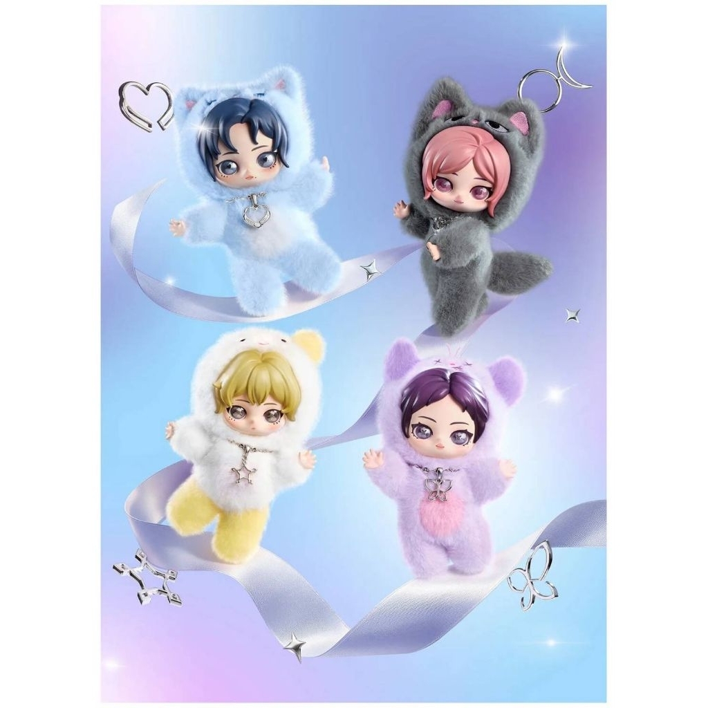 🐱พร้อมส่งจากไทย🐱 พวงกุญแจ Aespa สุดลิมิเต็ด aespa Fluffy Club Series Vinyl Plush Doll Pendant ของแท้