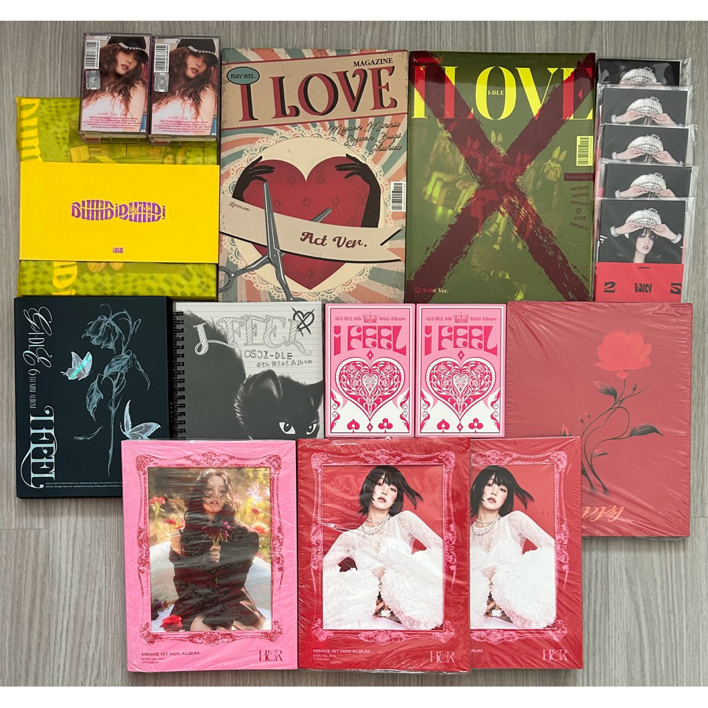 อัลบั้มเปล่า บั้มเปล่า (G)I-DLE I-DLE พร้อมส่ง สภาพดี