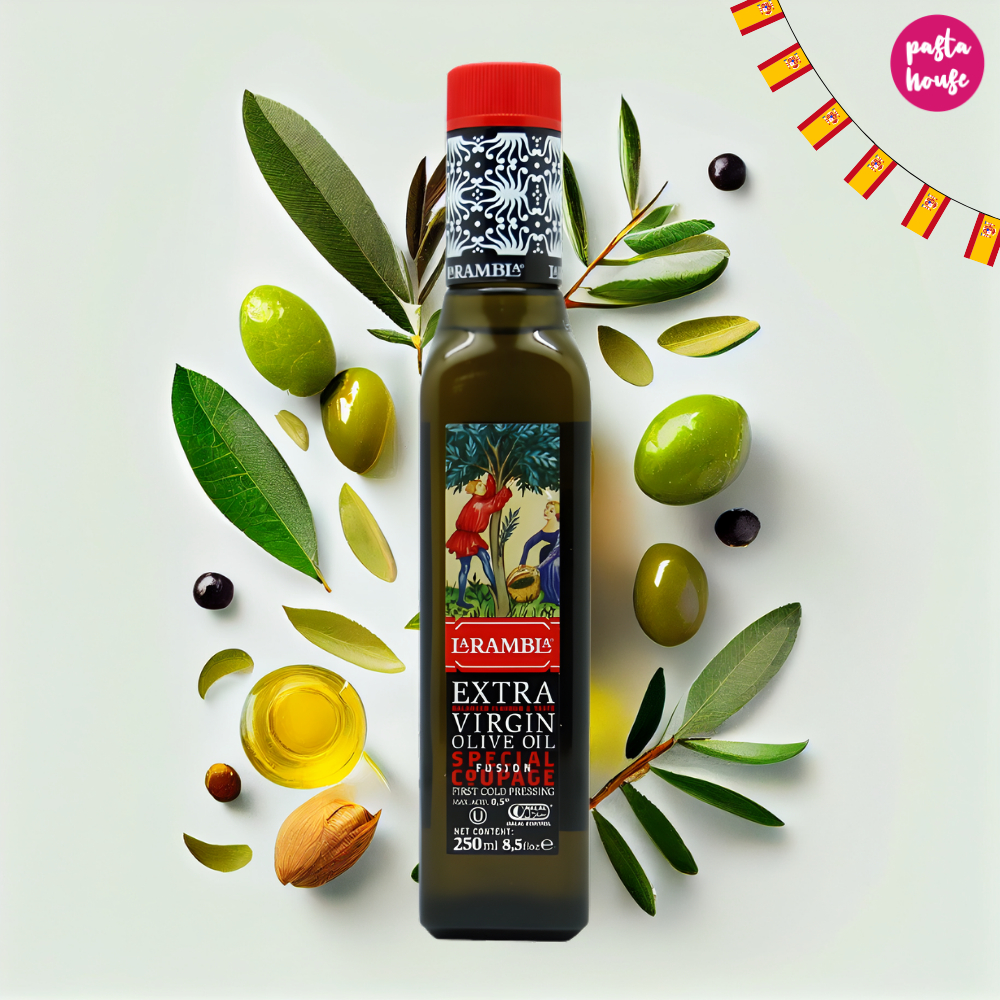 น้ำมันมะกอก Extra Virgin Olive Oil 250ml - La RamBla ทานสดได้ ไขมันดีๆ ประโยชน์เน้นๆ