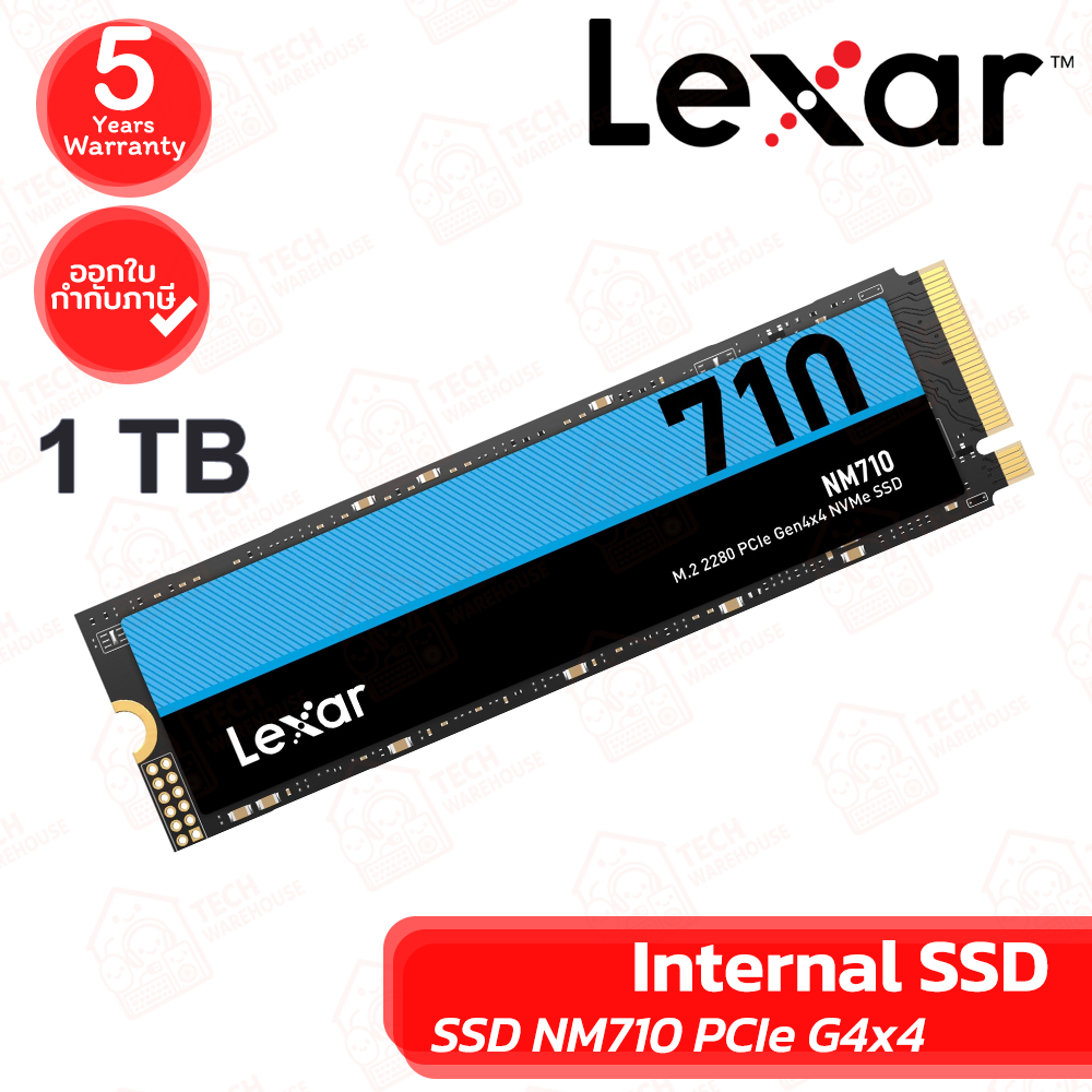 Lexar Internal SSD NM710 PCIe G4x4 1TB เอสเอสดี ของแท้ ประกันศูนย์ 5ปี