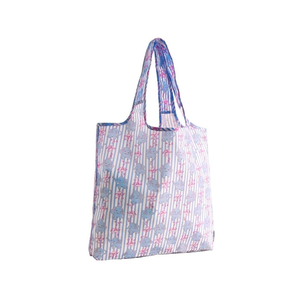Cath Kidston Female Foldaway Shopper Nana the Elephant Blue