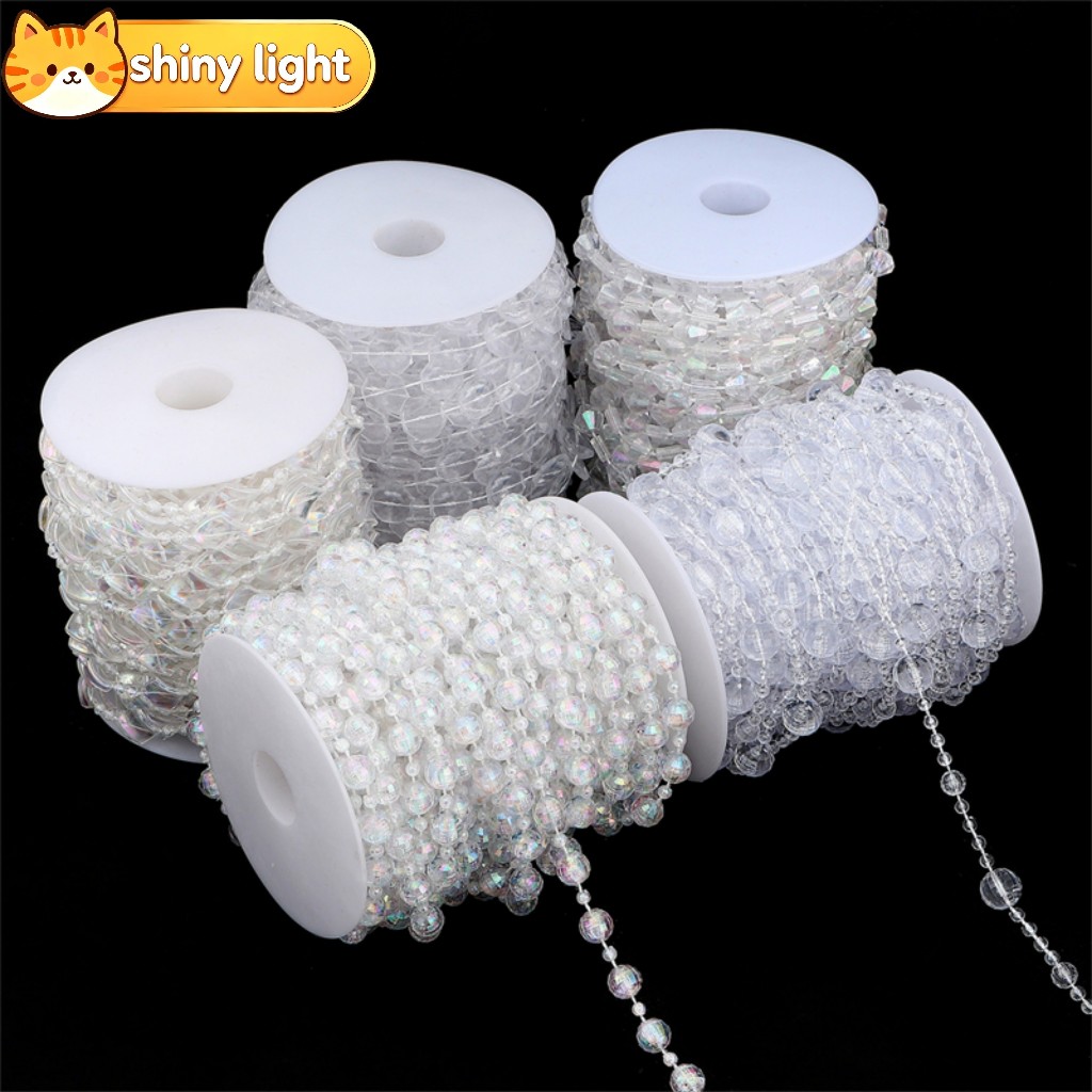 ลูกปัดอะคริลิกสีรุ้งหลายสไตล์ อุปกรณ์ DIY ตกแต่งงานแต่ง เสื้อผ้า งานแฮนด์เมด เครื่องประดับ