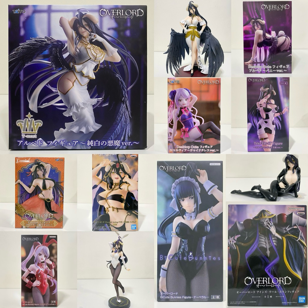 [พร้อมส่ง/มือ1-2/ของแท้] รวมฟิกเกอร์ Overlord - Albedo / Shalltear / Narberal / Ainz โอเวอร์ลอร์ด Figure