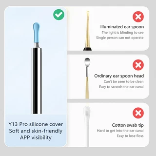 MeeGoo ที่แคะหูไม้ แคะหูอัจฉริยะ Smart Visual Ear Cleaner Stick พิกเซล 3000W ไม้แคะหูมีกล้อง