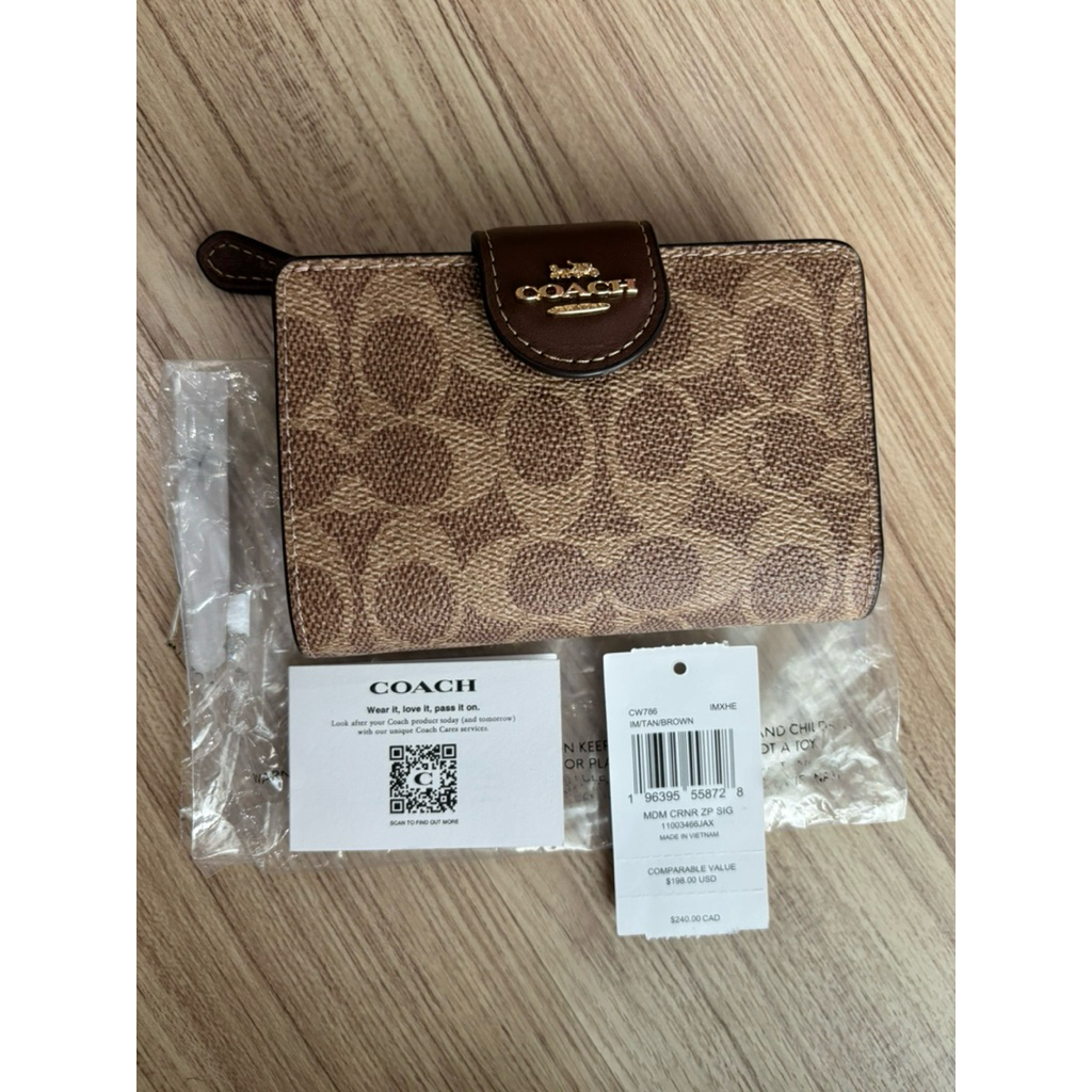 กระเป๋าใบสั้น COACH CW786 ของแท้💯% ซื้อเก็บ ไม่ผ่านการใช้งาน 😊😊❤️