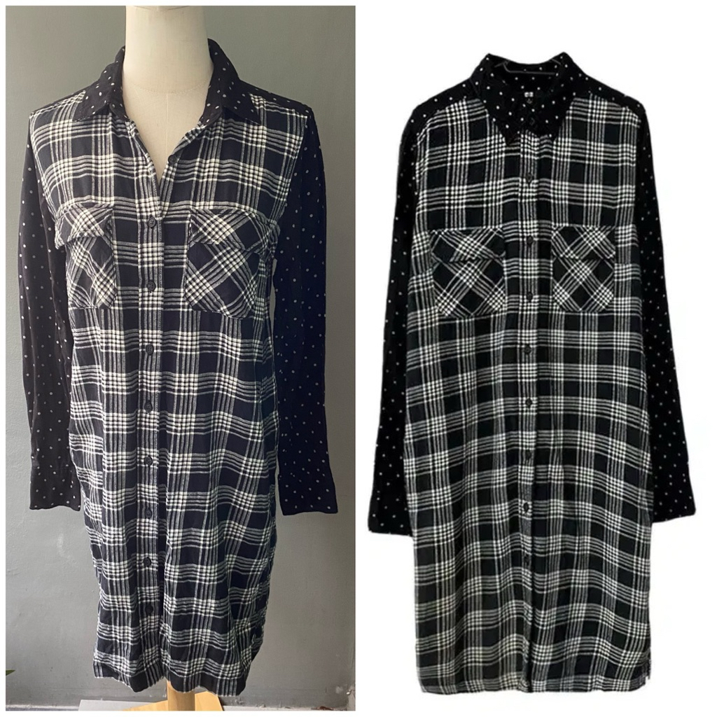 USED Uniqlo button down shirt size S