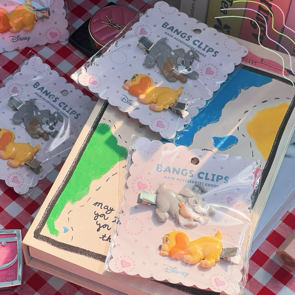 กิ๊บหนีบผมแฟชั่น Disney Lady and The Tramp ✩ˆ𓂂ɞ̴̶̷ . ɞ̴𓂂 ১