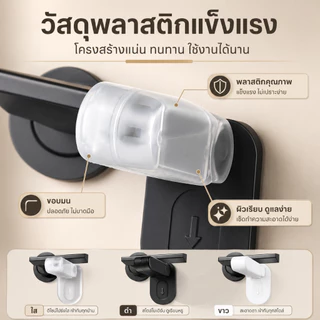 ตัวล็อคกันเด็กเปิดประตู ป้องกันลูกน้อยออกนอกบ้าน ติดตั้งด้วยเทปเหนียว ไม่ต้องใช้เครื่องมือ ปลอดภัยทุกมือจับ