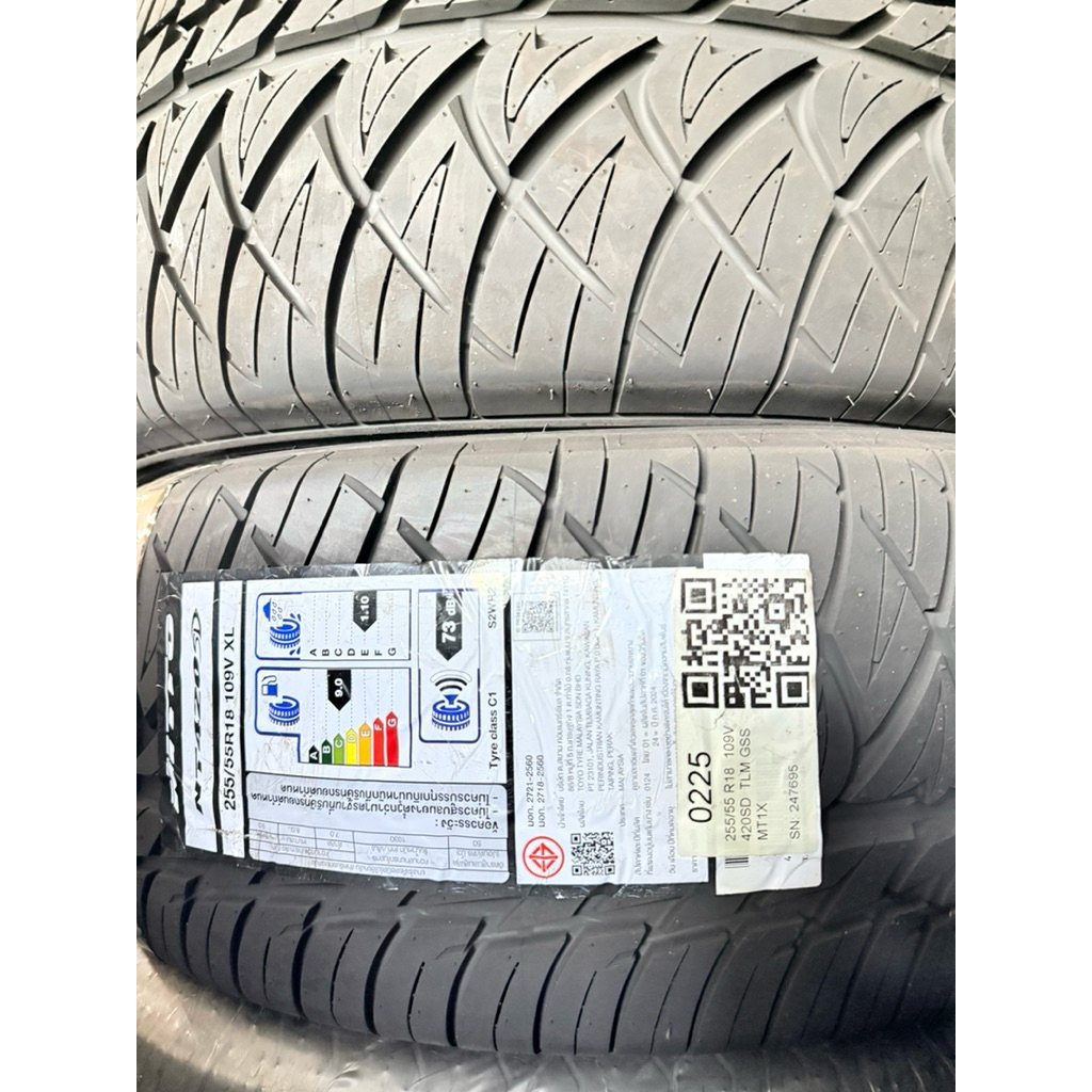 255/55R18 Nitto NT420sd นิตโตะแท้ ราคา 4 เส้น ผลิตปี 2025 มาเลเซีย แบรนด์ญี่ปุ่น🇯🇵 ยางคุณภาพ ใช้ความ