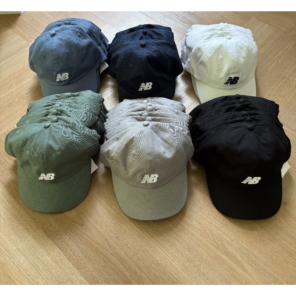 หมวกNewBalanceแท้มือ1ทรงDadCapลุคคลาสสิคมินิมอลผ้าCottonใส่สบายปรับขนาดได้Unisexแมทง่ายทุกลุคBestSeller