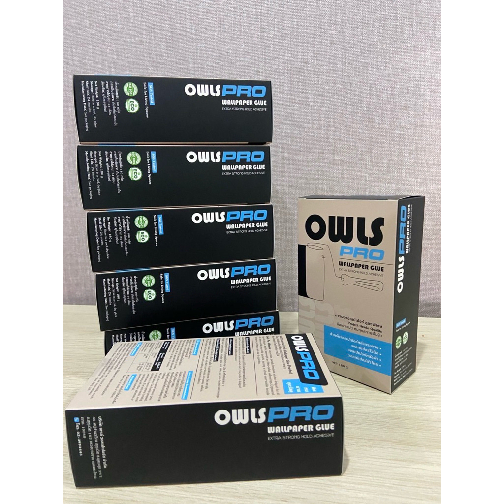 OWLS PRO - กาวติดวอลเปเปอร์สูตรเข้มข้น ติดได้ถึง 26 ตรม. / 180g